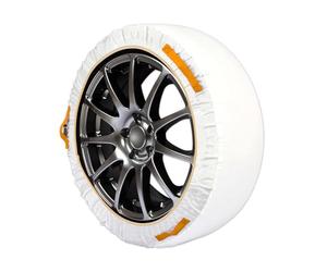 XL Perform Tools 450450 Chaussettes à Neige Textiles TX6 - Chaînes à neige textiles homologuées B26, haute performance neige/verglas, installation rapide 3 min, compatibles ABS/EPS, jantes protégées