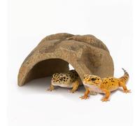 XL Reptile Hide Cave - Terrarium naturel pour grenouilles, lézards, serpents et amphibiens | Une grotte réaliste pour animaux exotiques