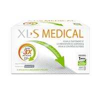XLS MEDICAL XL-S MEDICAL - Comprimés d'Aide à la Perte de Poids, Captent les Graisses Alimentaires - 180 comprimés