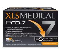 XL-S Medical PRO-7 - Gélules pour une aide à la perte de poids - 7 bénéfices (1) (2) - Perdez jusqu'à 5x plus de poids qu'avec un régime seul (1) - 180 gélules pour 1 mois