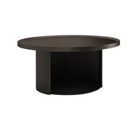 XL Superb Table Basse en Noyer Foncé Table Basse Hexagonale Multifonctionnelle avec Rangement Nid d'abeille Amusant Unique Aucun Assemblage Requis s'adapte Librement au Salon Black 30 * 30 * 15.7in