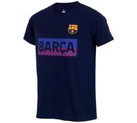 Xl - T-Shirt - Fc Barcelone - Barça - Bleu - Manches Courtes - Respirant Multicolore