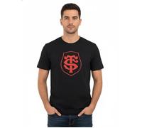 Xl - T-Shirt - Stade Toulousain - Toulouse - Rugby - Noir - Manches Courtes Multicolore