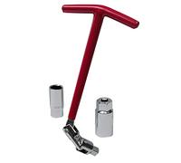 XL TECH 300202 Chiave per candele con impugnatura a T 2 snodi sferici, prese da 16-21 mm