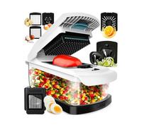 XL Vegetable Chopper 9-in-1 Veggie Chopper with Extra Large Catch Tray, Chopper