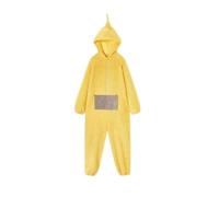 (XL,Yellow)Unisex Teletubbies Costumes Disi Onesies Lala Cosplay Pajamas Adult Pyjamas Animal Sleepwear Jumpsuit
