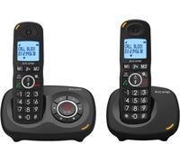 Xl595 B Voice Duo - Téléphone Fixe Sans Fil Senior Avec Répondeur - Grand Écran Rétroéclairé - Mains Libres - Fonction Blocage Des Appels - Audio Boost - Répondeur 14 Min - 2 Combinés - Noir