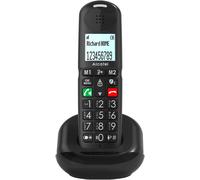Xl685 - Téléphone Fixe Sans Fil Dect Senior Format Xl - Écran Graphique Haute Lisibilité - Grandes Touches - Audio Boost - Mains Libres - Blocage Des Appels - Noir