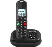 Xl685 Voice - Téléphone Fixe Sans Fil Dect Senior Format Xl Avec Répondeur - Écran Haute Lisibilité - Grandes Touches - Audio Boost - Mains Libres - Blocage Des Appels - Noir