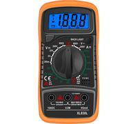 XL830L Multimètre numérique portable LCD rétro-éclairé Voltmètre AC/DC Ampèremètre DC Testeur de tension et de résistance Ohm Testeur universel de haute précision