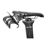 XLAB Delta 430 XT Système d'hydratation arrière à bouteille unique avec cage en carbone 6,4 kg pour vélo de triathlon et de route (noir mat)