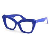 XLAB Femme NAXOS Montures optiques Acétate Bleu Cat Eye Anti-lumière bleue