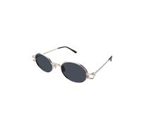 XLAB Unisex S.Domino Lunettes de soleil Métal Or Vert G15 Ronde Polarisé
