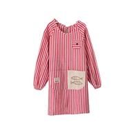 Xlabor Tablier à manches - Imperméable - Anti-huile - Avec poche - Rouge