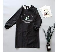 Xlabor Tablier à Manches Imperméable pour Parents et Enfants - Tissu Anti-Huile avec Poche - Tablier de Cuisine Motif A