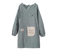 Xlabor Tablier avec manches - Tablier de peinture étanche anti-huile en tissu avec poche, Vert, 103 x 80 cm (W H)