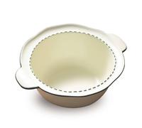 XLANDALYUEFA Bol à Nouilles instantanées en céramique, Bol en céramique avec poignée, Bol à Ramen en céramique, Grand Bol à Nouilles Udon, Bol à Soupe for Micro-Ondes et Four(White)