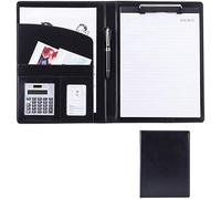 XLANDALYUEFA Chemise de conférence A4, Pochettes Pratiques, emplacements for Cartes, for Entrepreneur exécutif(Svart)