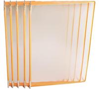 XLANDALYUEFA Étagère à menus Présentoir à Rabats for Affiches, Porte-listes de Prix A4 avec 10 Panneaux d'affichage, Compatible Les Documents et Lettre(Panels H A4 Letter)