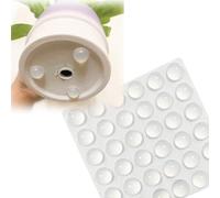 XLANMAY Lot de 36 pieds de pot de fleurs transparents pour pots de fleurs invisibles et adhésifs pour intérieur et extérieur