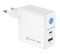 Xlayer 219703 Xlayer 65W Power Saver USB Type C avec fonction d'arrêt de l'alimentation white