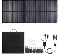 XLB-TYNFD Panneau solaire pliable 1000W, valise solaire portable 25% haute efficacité, durable et étanche IP67 pour centrales électriques, camping-cars, camping, hors réseau, ouragan, blackout