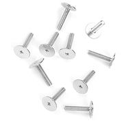XLBH Décoration Essentielle 100pcs m3 Acier à tête Plate à tête Plate de Machine Traverse Machine Machine Outil Outil Accessoire tornillos Matériel (Length : 5mm)