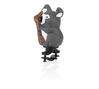 XLC 2500720009 Hupe pour Adulte Gris/Blanc/Marron 5,5 x 5,5 x 4 cm