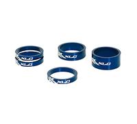 XLC, Adulte Mixte, Lenkkopferweiterung A-Head Spacer-Set AS-A02 3x5/1x10/1x15 mm 1 1/8 Zoll, Bleu