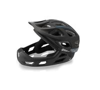 XLC All Mountain Casque Full Face BH-F05 - Protection Ultime pour Les sentiers et Les descentes, Noir, 52-56 cm