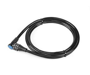 XLC Antivol à câble spiralé à Chiffre 2502322030, Unisexe, pour Adulte, Noir, Taille Unique