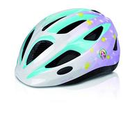 Casque Enfant XLC Catwalk XS-S 46-51cm Blanc Mauve Turquoise / Child Helmet