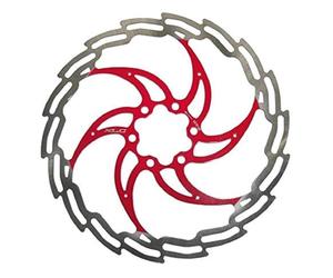 XLC BR-X02 DISCO DE FRENO 6 AGUJEROS 203MM PL/ROJO