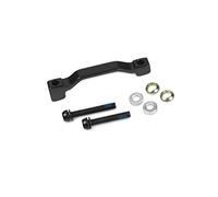 XLC Bremsadapter-2500371660 Pieces de Velo Adulte-Mixte, Noir/Argent, Taille Unique