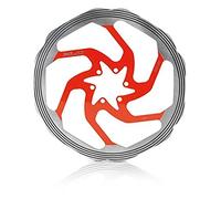 XLC Bremsscheibe Br-x58 CNC Reibring Pieces de Velo Mixte, Multicolore-Argenté/Rouge, Durchmesser 160 mm