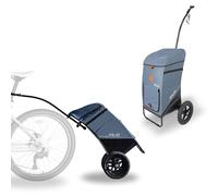XLC BS-L05 Chariot courses Vélo Avec barre d'attelage haute, gris