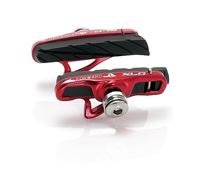 XLC BS-R06 Lot de 4 Patins de Frein pour Adulte Rouge/Noir 55 mm