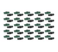 XLC BS-X42 Chaussures de Frein pour Adulte Vert 50 mm