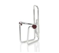XLC Cage bidon alu BC-A02 (Couleur: Argent Matte) Porte-Bouteille métal pour vélo Support bidon