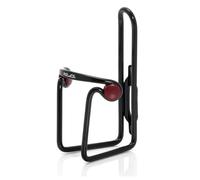 XLC Cage bidon alu BC-A02 (Couleur: Noir Matte) Porte-Bouteille métal pour vélo Support bidon
