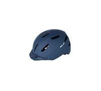 XLC Casque Rigide pour vélo électrique Noir/Bleu 15 ventilations Certificat ECE Casque de vélo Unisexe VTT Boucle Brillante