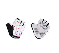 XLC CG-S10 GUANTES CORTOS BLANCO PUNTOS ROJ.T.XL