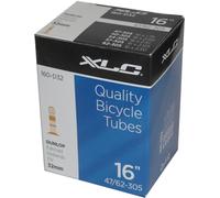 XLC Chambre à air 16 pouces DV 32 mm Dunlop valve 16x1.75/2.125' (47/62-305), noir