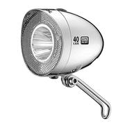 Xlc Retro Cl-d04 Dynamo Front Light Argenté 40 Lux / Chrome