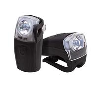 Set d'éclairage vélo LED XLC CL-E16 - blanc/rouge - TU