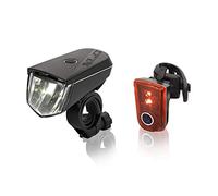 XLC CL-S19 Kit de phares pour Adulte avec Batterie Sirius B40 Noir