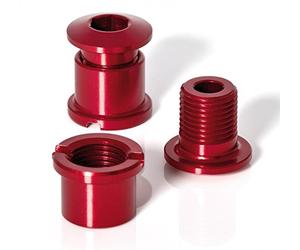 XLC CR-X01 JUEGO DE 5 TORNILLOS Para Plato 7MM Roj