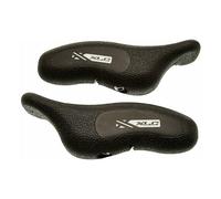 XLC Embouts Ergonomiques 125Mm Aluminium Noirs Noir - Poignées et rubans de cintres de vélo