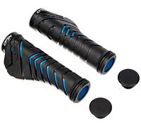 Paire de grips ergonomiques xlc gr s30 130 mm noir bleu