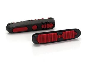 XLC ersatzbremsgummi Road x04 BS-Lot de 55 mm (Noir/Rouge)